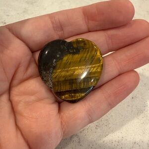 Tiger's Eye Heart